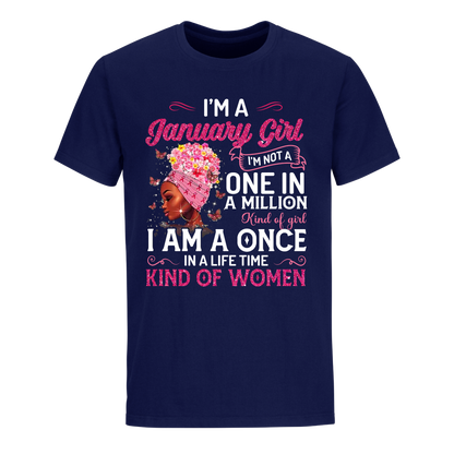 ONE IN A MILLION JANUARY UNISEX SHIRT