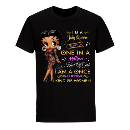 ONE IN A MILLION QUEEN JULY UNISEX SHIRT