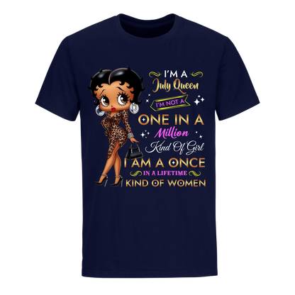 ONE IN A MILLION QUEEN JULY UNISEX SHIRT
