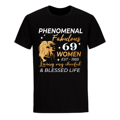 PHENOMENAL FABULOUS 69TH 1955 UNISEX SHIRT