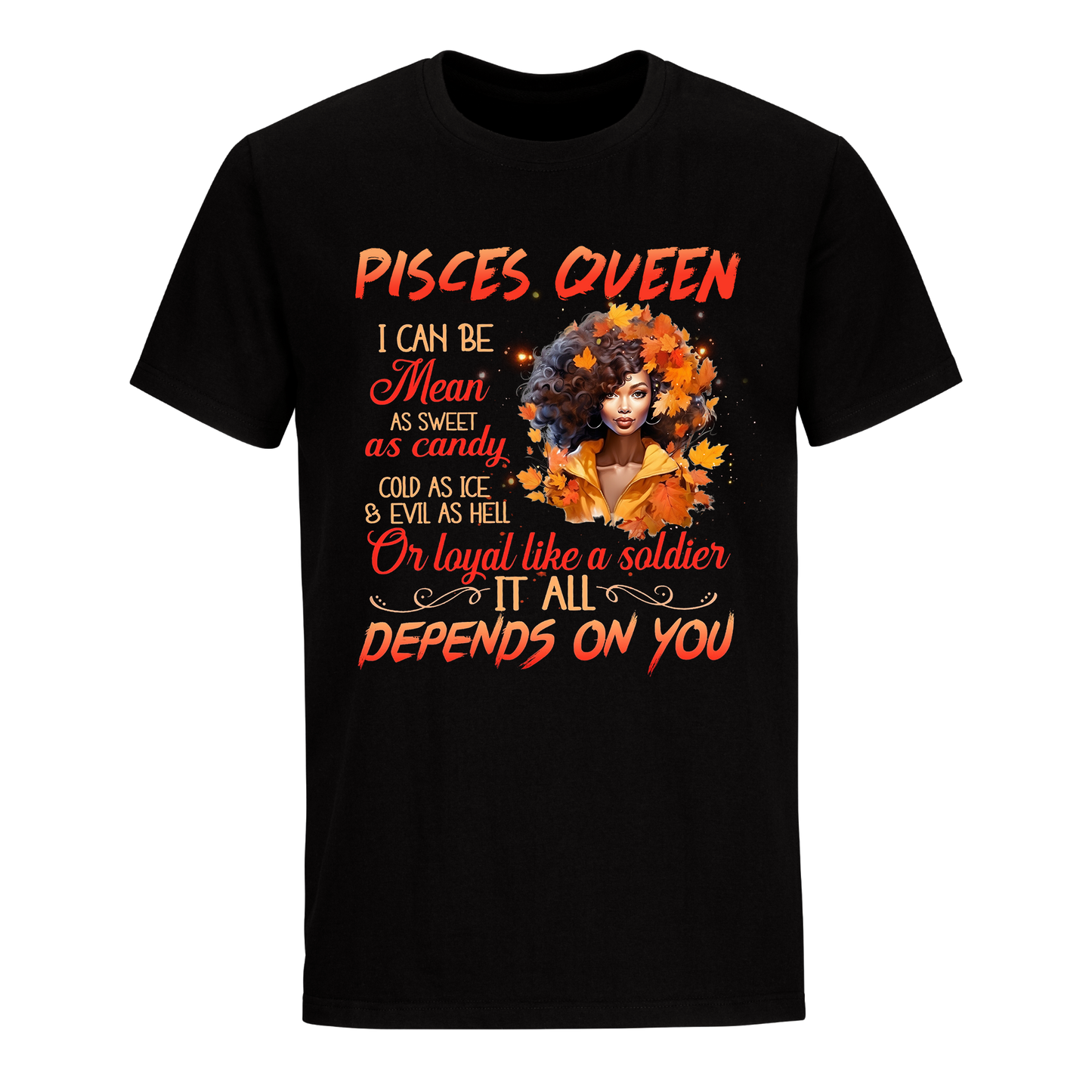 PISCES GIRL STAR UNISEX SHIRT