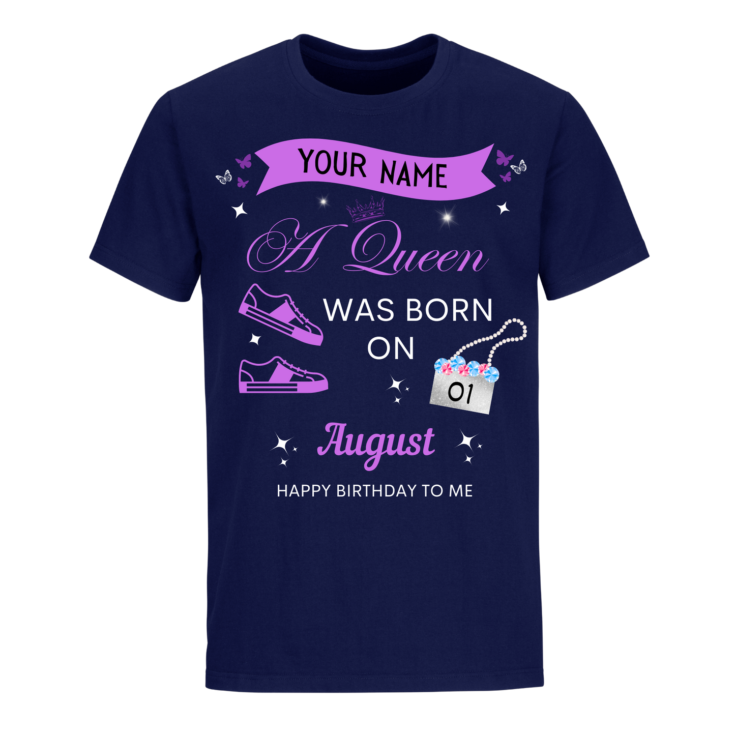 AUGUST PERSONALIZABLE BORN SHIRT