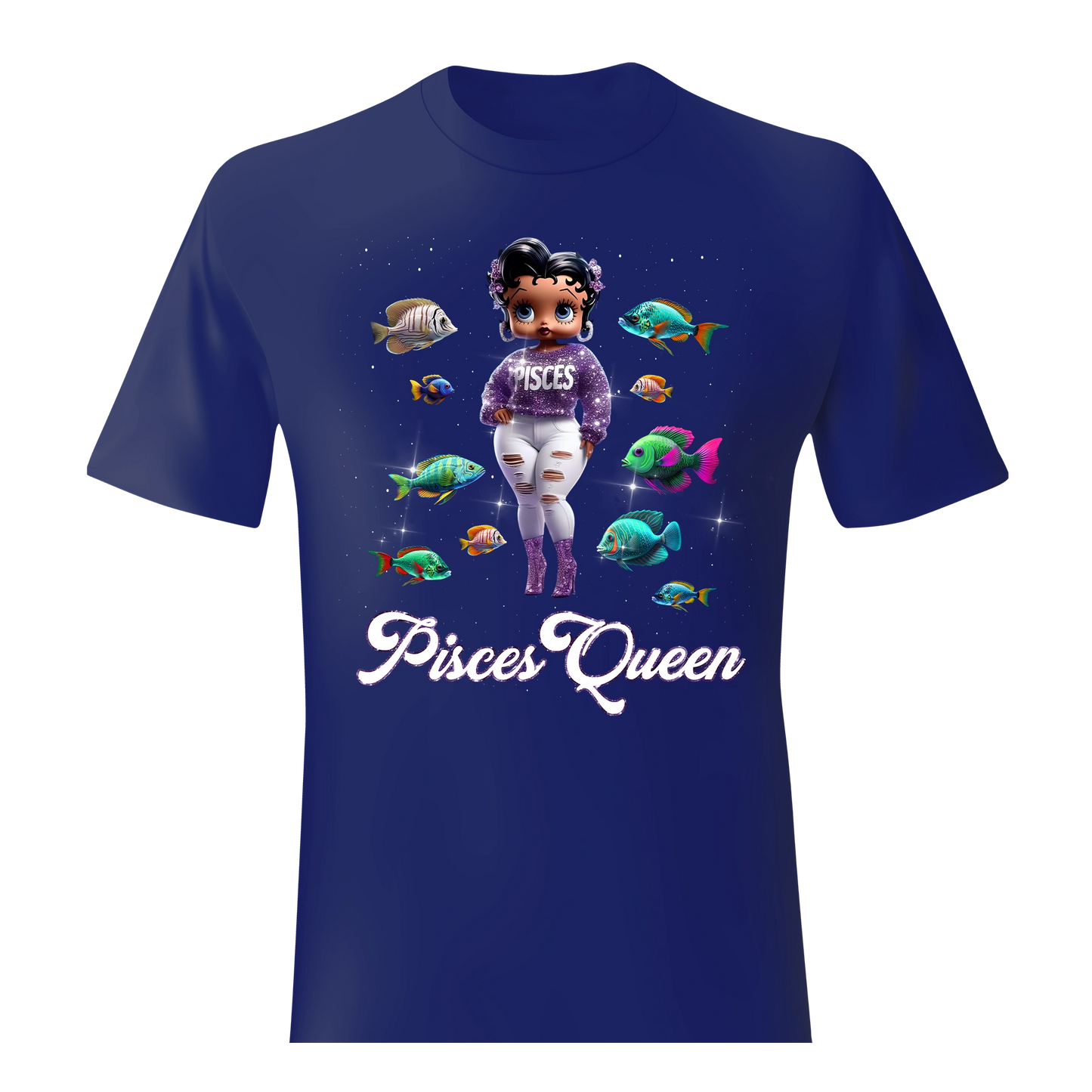 PISCES QUEEN ZODIAC SUNSIGN UNISEX SHIRT