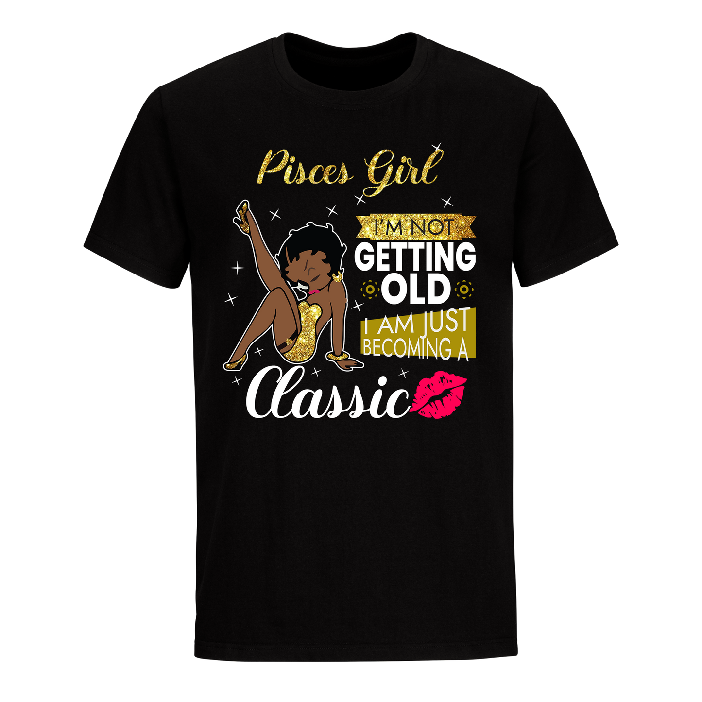 PISCES GIRL CLASSIC GOLD SHIRT