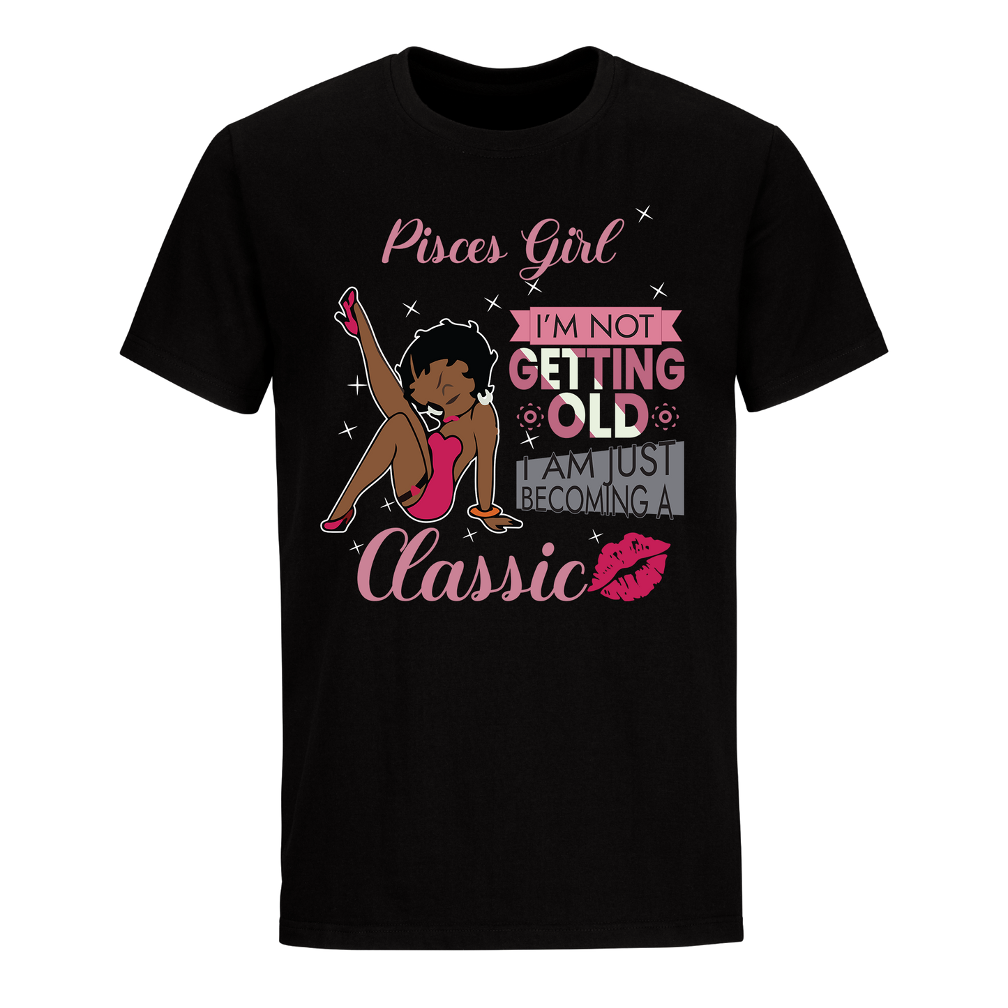 PISCES GIRL CLASSIC PINK SHIRT