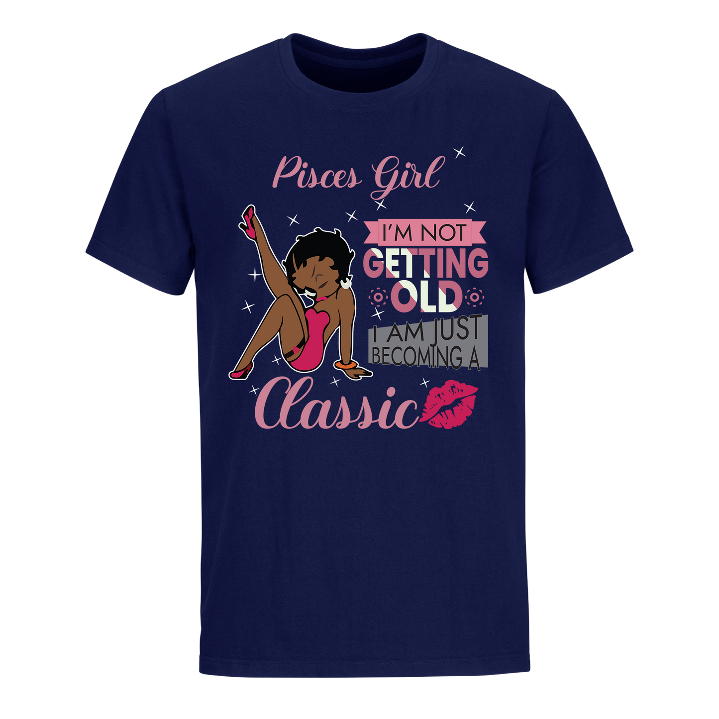 PISCES GIRL CLASSIC PINK SHIRT