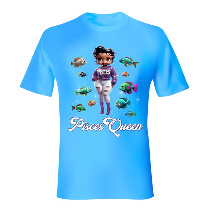 PISCES QUEEN ZODIAC SUNSIGN UNISEX SHIRT