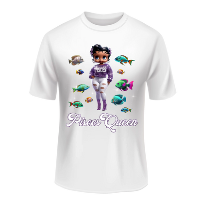 PISCES QUEEN ZODIAC SUNSIGN UNISEX SHIRT