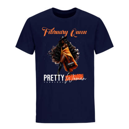 PRETTY FABULOUS WOMAN FEBRUARY UNISEX SHIRT