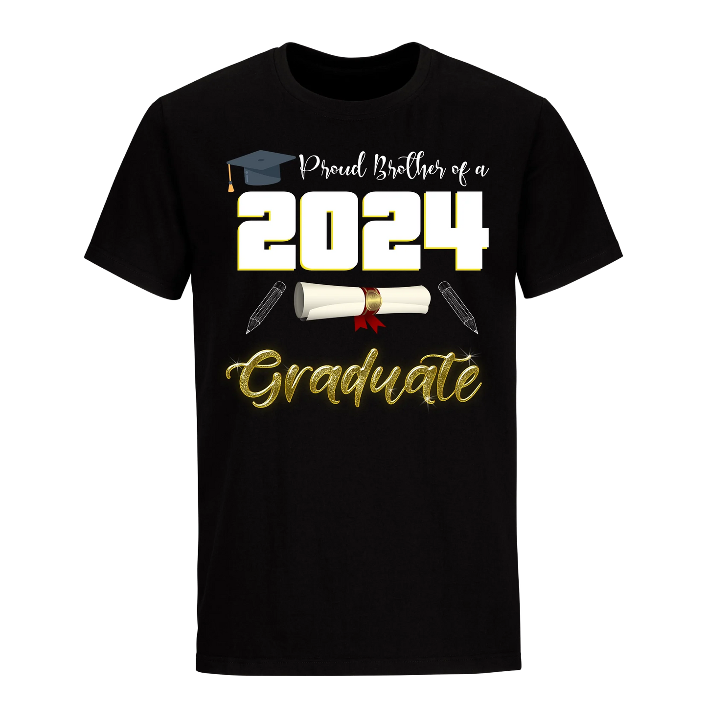 Proud Brother Of A 2024 Graduate Unisex Shirt D1