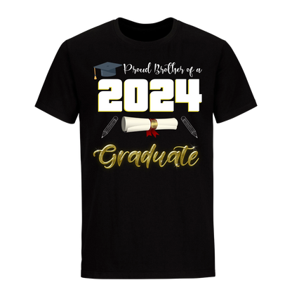 Proud Brother Of A 2024 Graduate Unisex Shirt D1