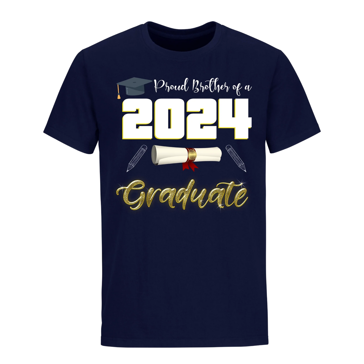 Proud Brother Of A 2024 Graduate Unisex Shirt D1