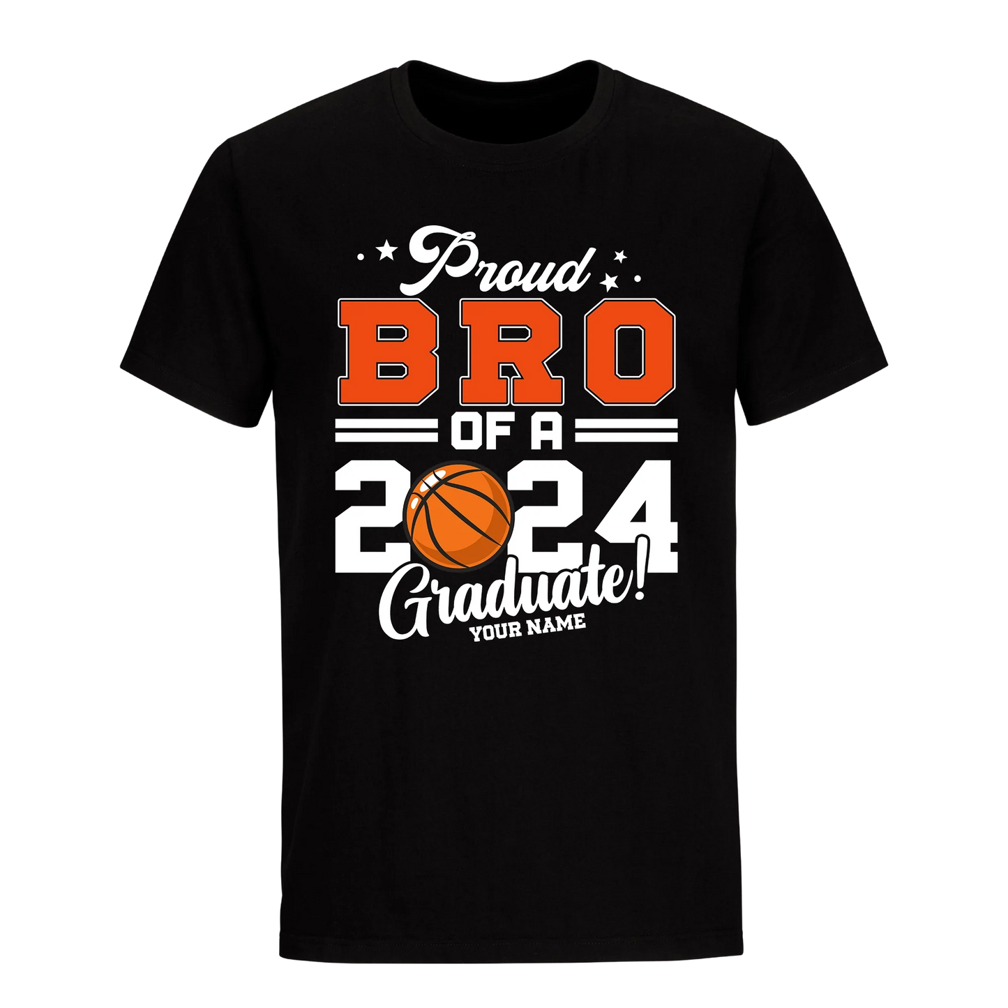 Proud Brother Of A 2024 Graduate with Name Unisex Shirt D12