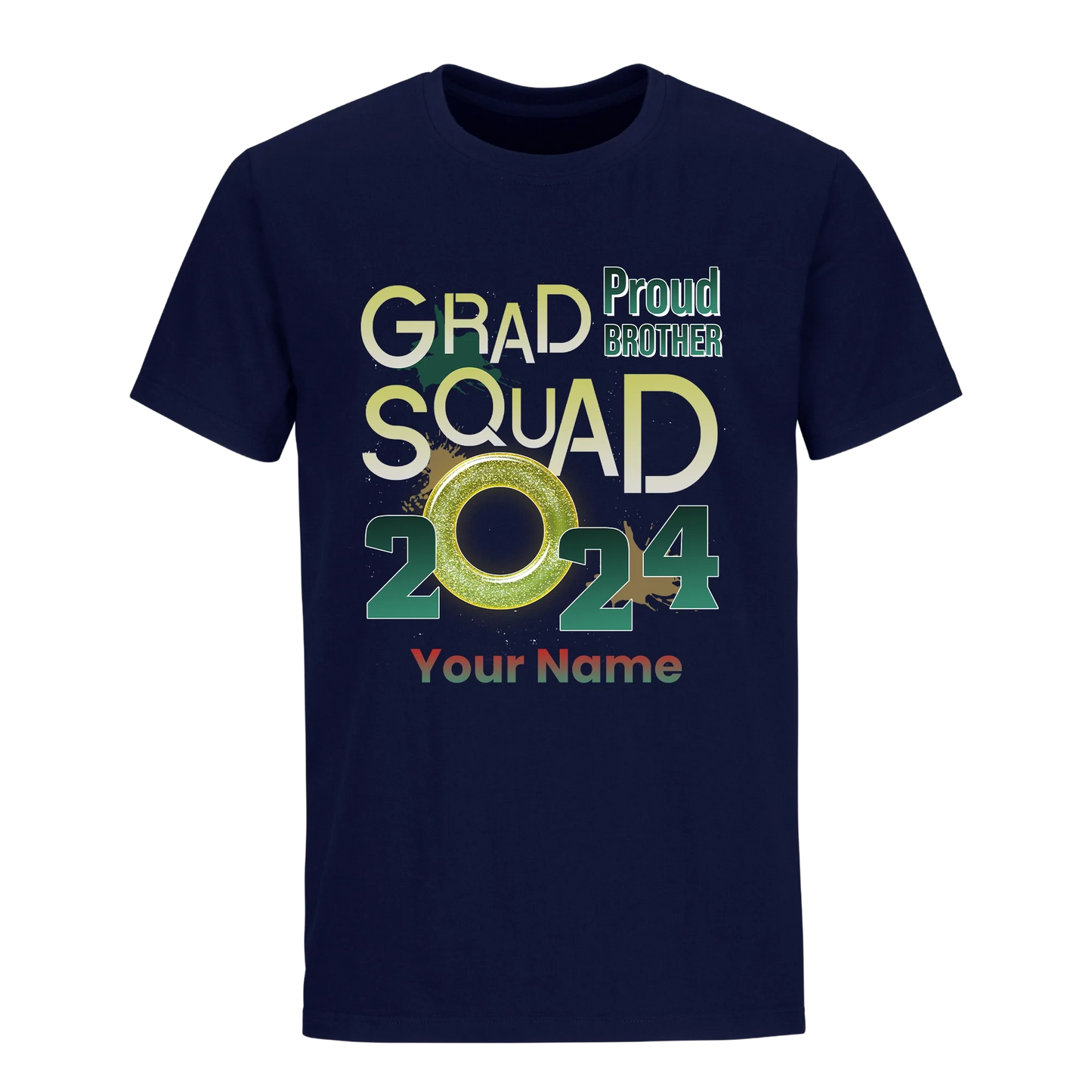 Proud Brother Of A 2024 Graduate with Name Unisex Shirt D7