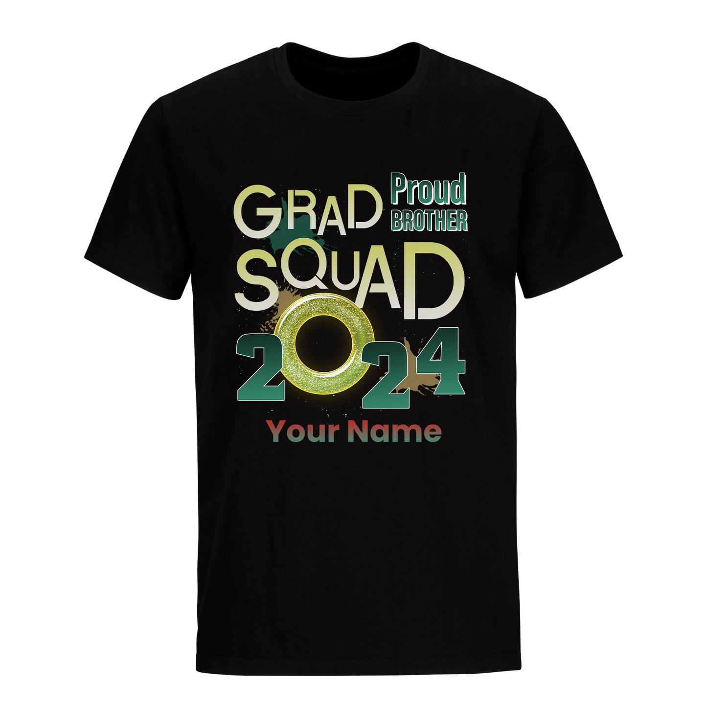 Proud Brother Of A 2024 Graduate with Name Unisex Shirt D7