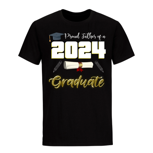 Proud Father Of A 2024 Graduate Unisex Shirt D1