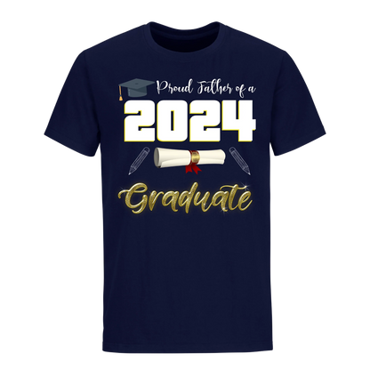 Proud Father Of A 2024 Graduate Unisex Shirt D1