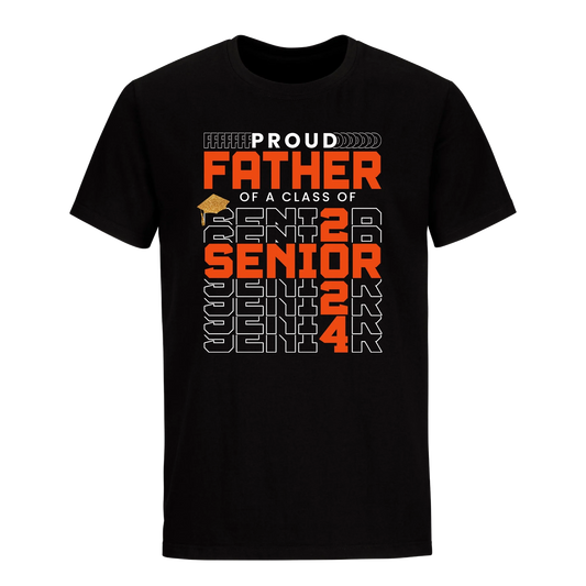 Proud Father Of A 2024 Graduate Unisex Shirt D14