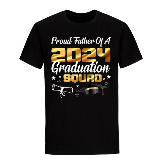 Proud Father Of A 2024 Graduate Unisex Shirt D11