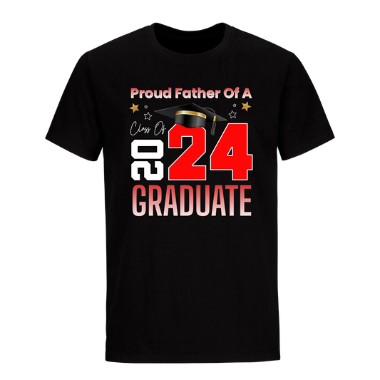 Proud Father Of A 2024 Graduate Unisex Shirt D9