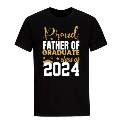 Proud Father Of A 2024 Graduate Unisex Shirt D13