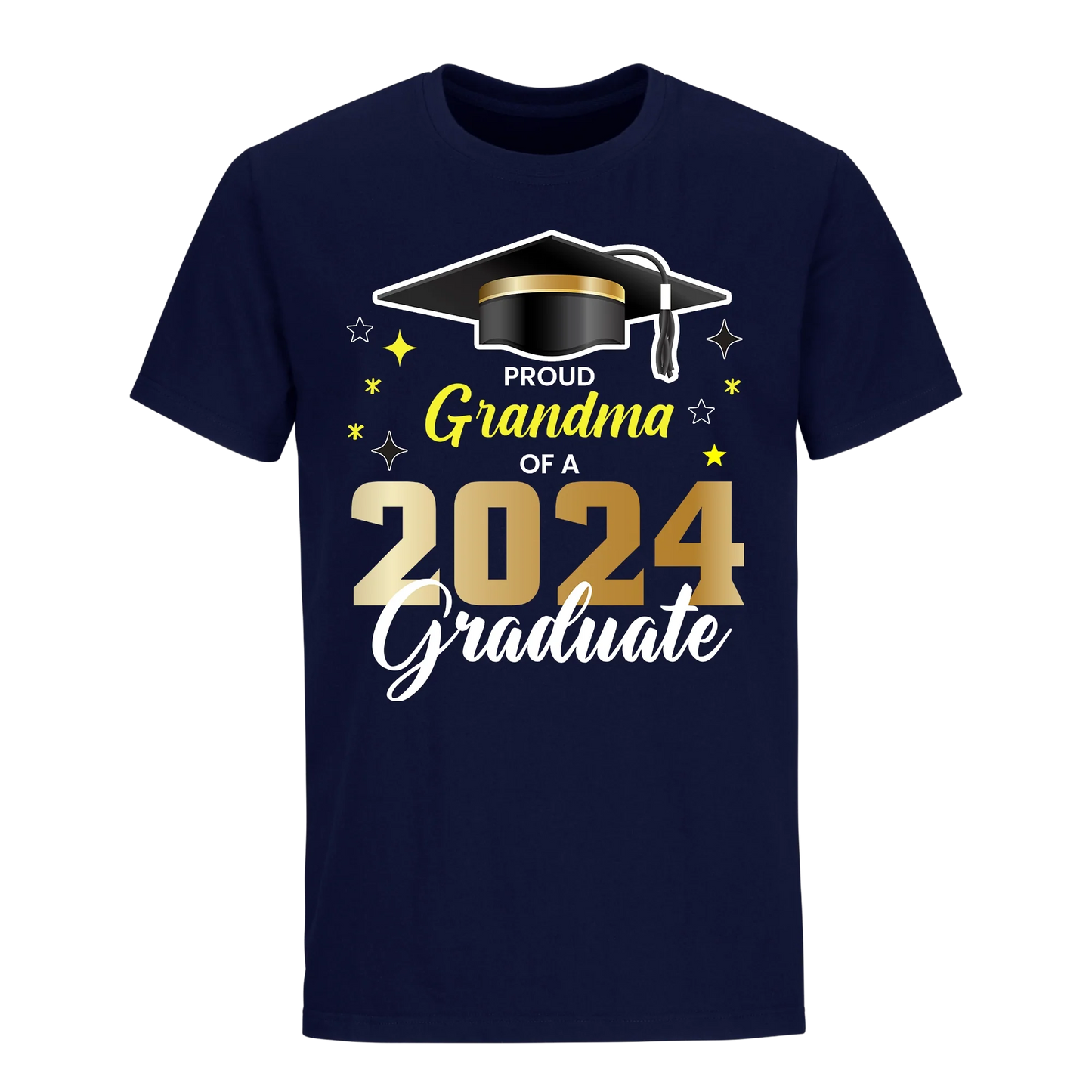 Proud Grandma Of A 2024 Graduate Unisex Shirt D4