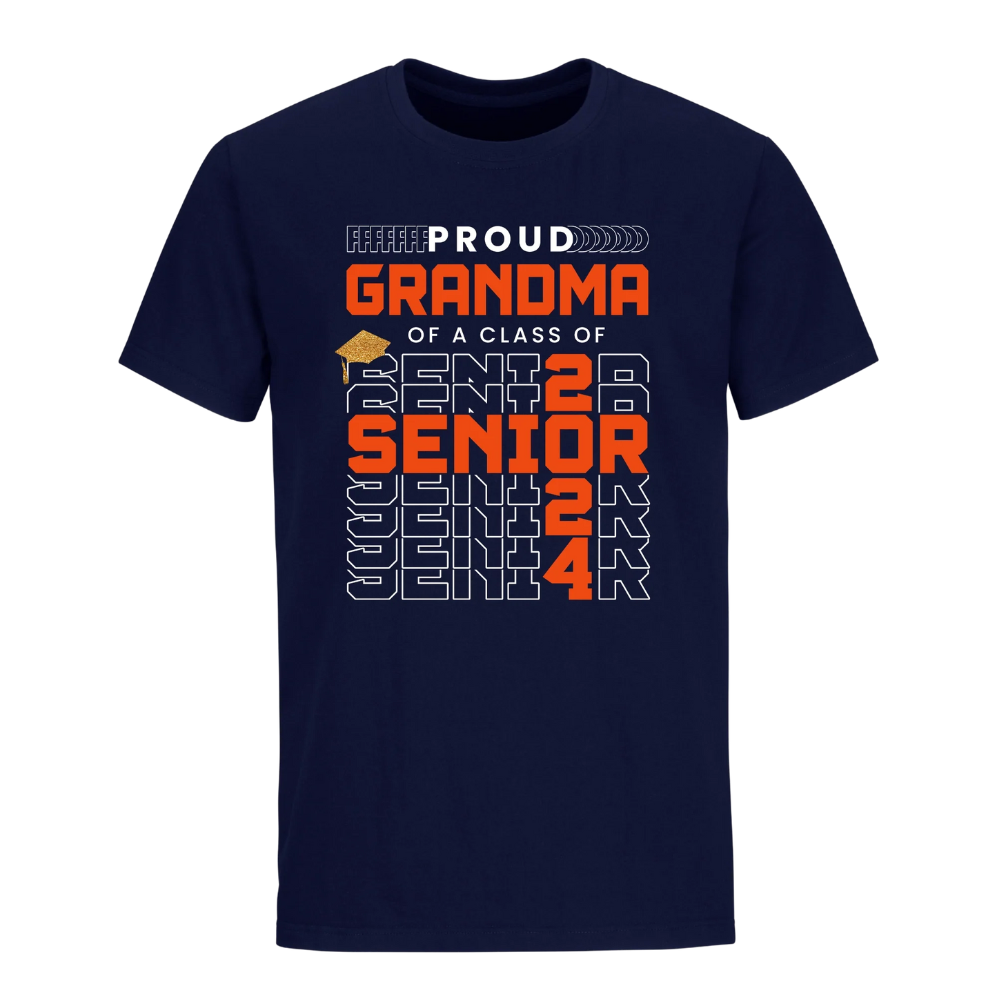 Proud Grandma Of A 2024 Graduate Unisex Shirt D14