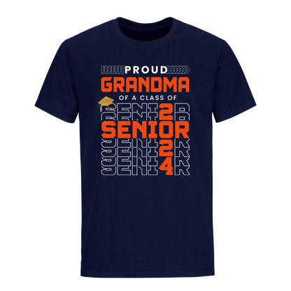 Proud Grandma Of A 2024 Graduate Unisex Shirt D14