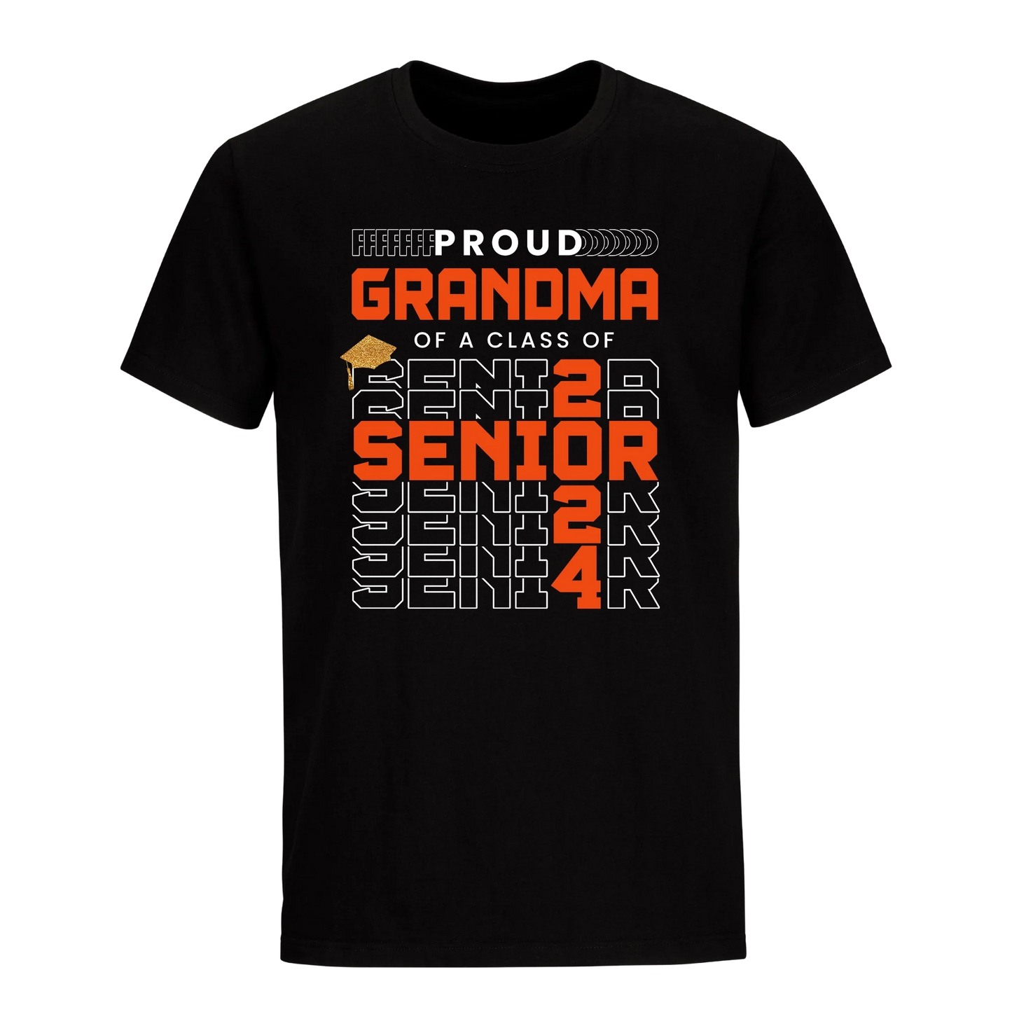 Proud Grandma Of A 2024 Graduate Unisex Shirt D14