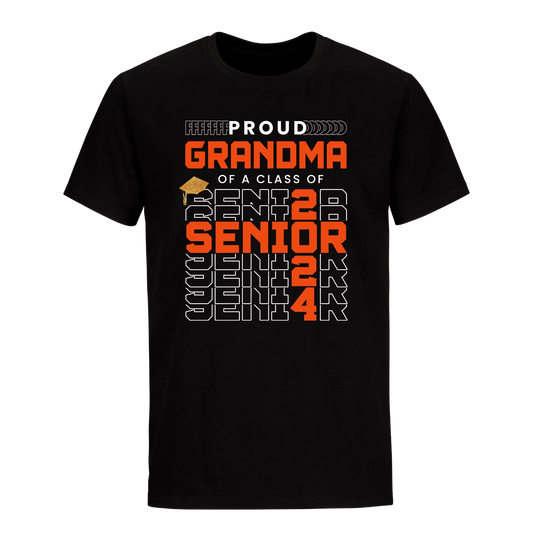 Proud Grandma Of A 2024 Graduate Unisex Shirt D14