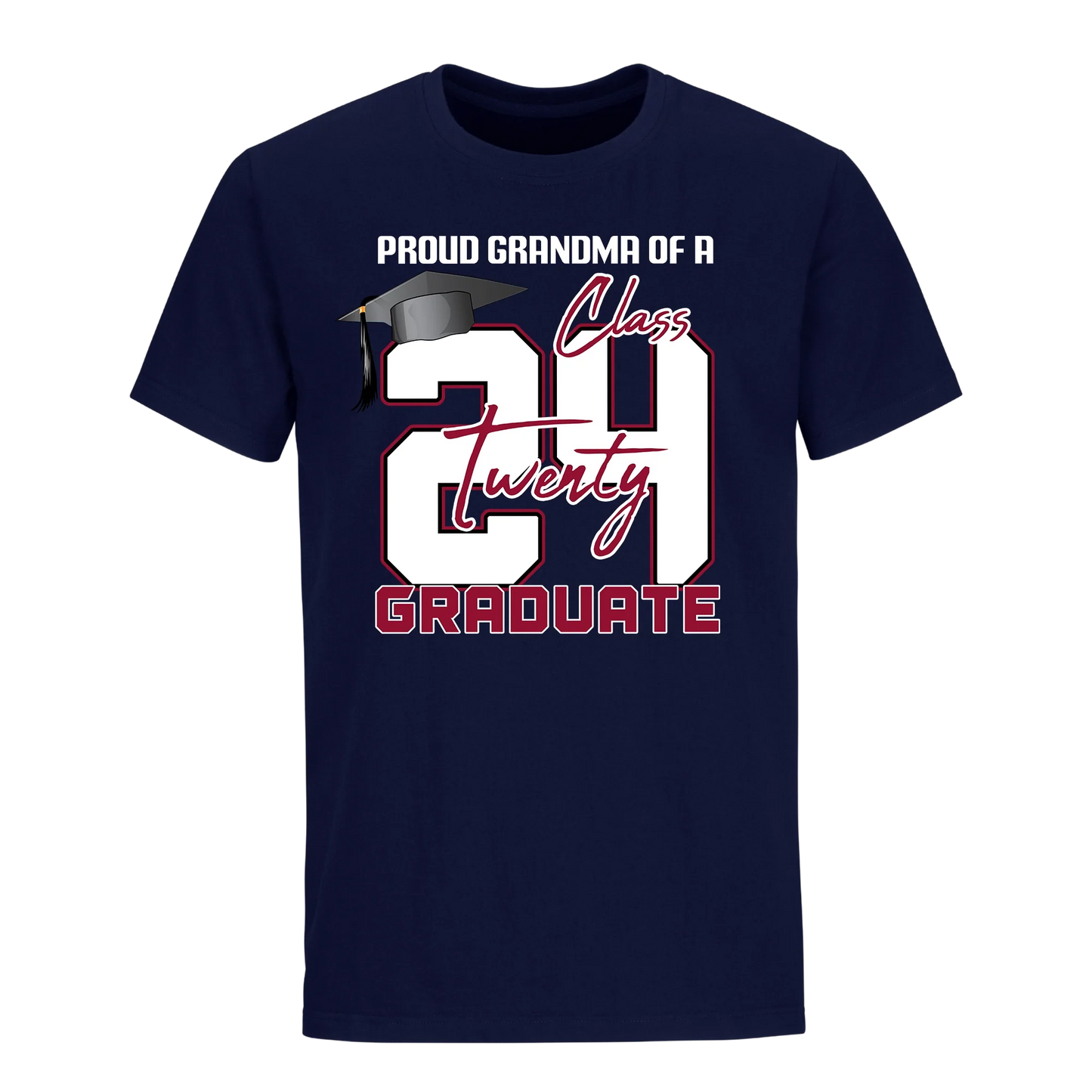 Proud Grandma Of A 2024 Graduate Unisex Shirt D8