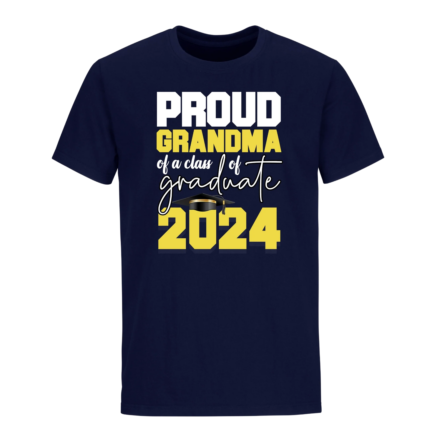 Proud Grandma Of A 2024 Graduate Unisex Shirt D5