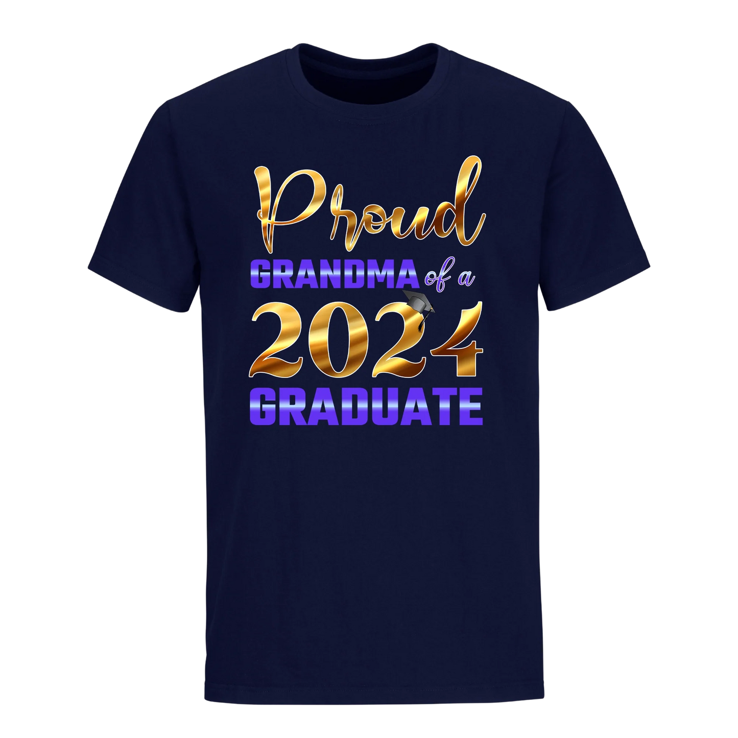 Proud Grandma Of A 2024 Graduate Unisex Shirt D15