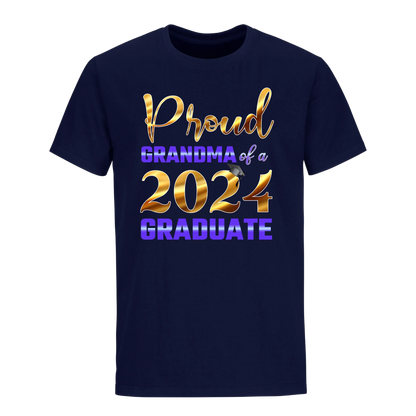 Proud Grandma Of A 2024 Graduate Unisex Shirt D15