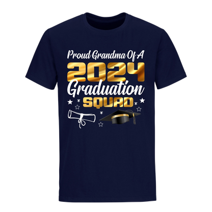 Proud Grandma Of A 2024 Graduate Unisex Shirt D11