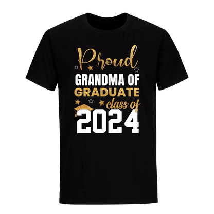 Proud Grandma Of A 2024 Graduate Unisex Shirt D13