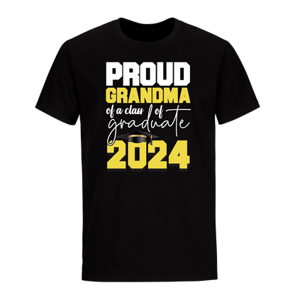 Proud Grandma Of A 2024 Graduate Unisex Shirt D5