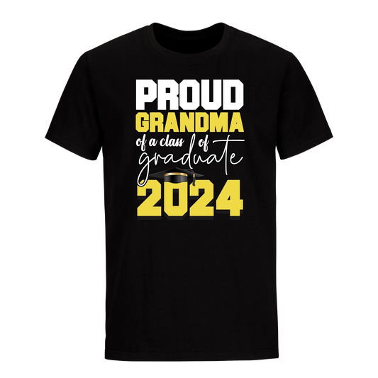 Proud Grandma Of A 2024 Graduate Unisex Shirt D5