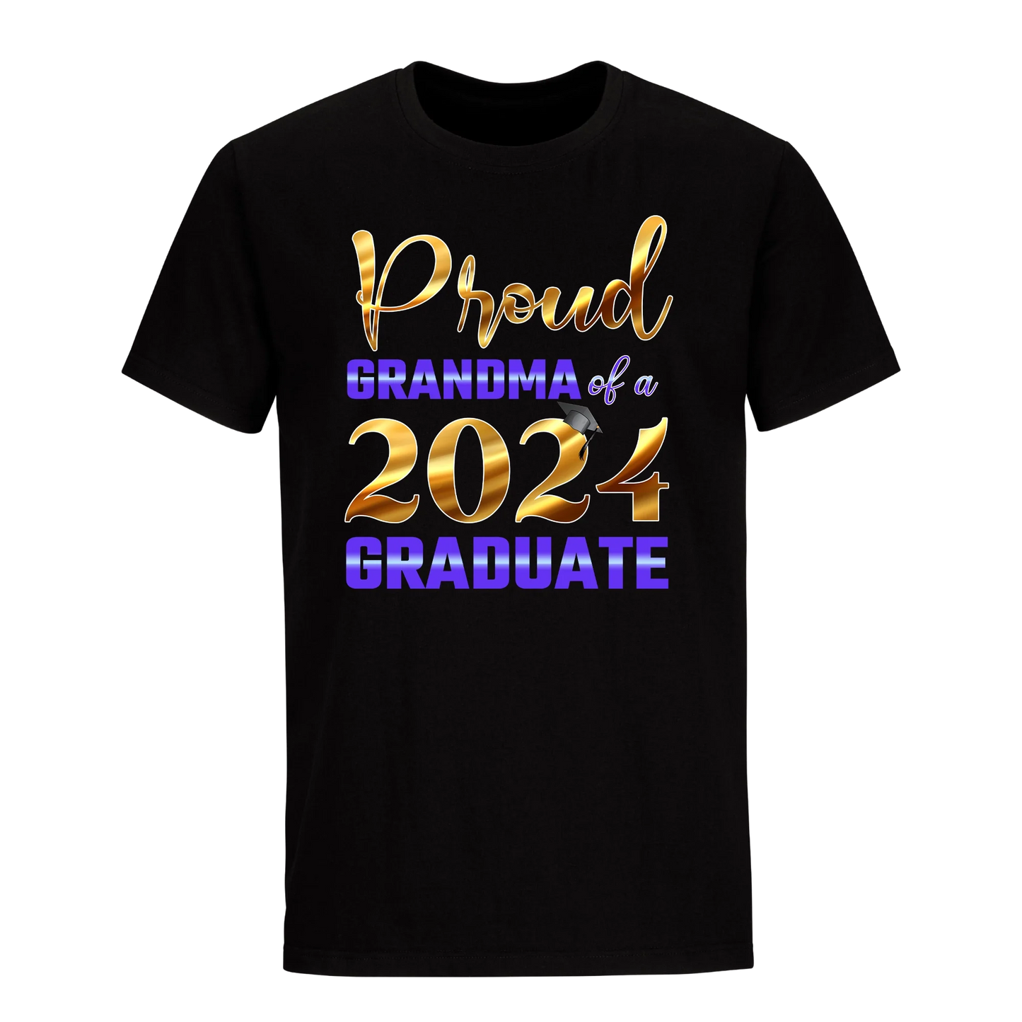 Proud Grandma Of A 2024 Graduate Unisex Shirt D15