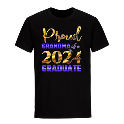 Proud Grandma Of A 2024 Graduate Unisex Shirt D15