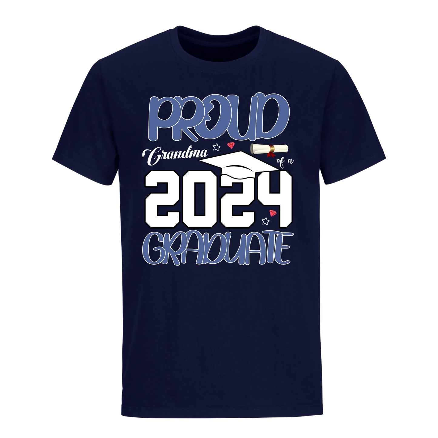 Proud Grandma Of A 2024 Graduate Unisex Shirt D10