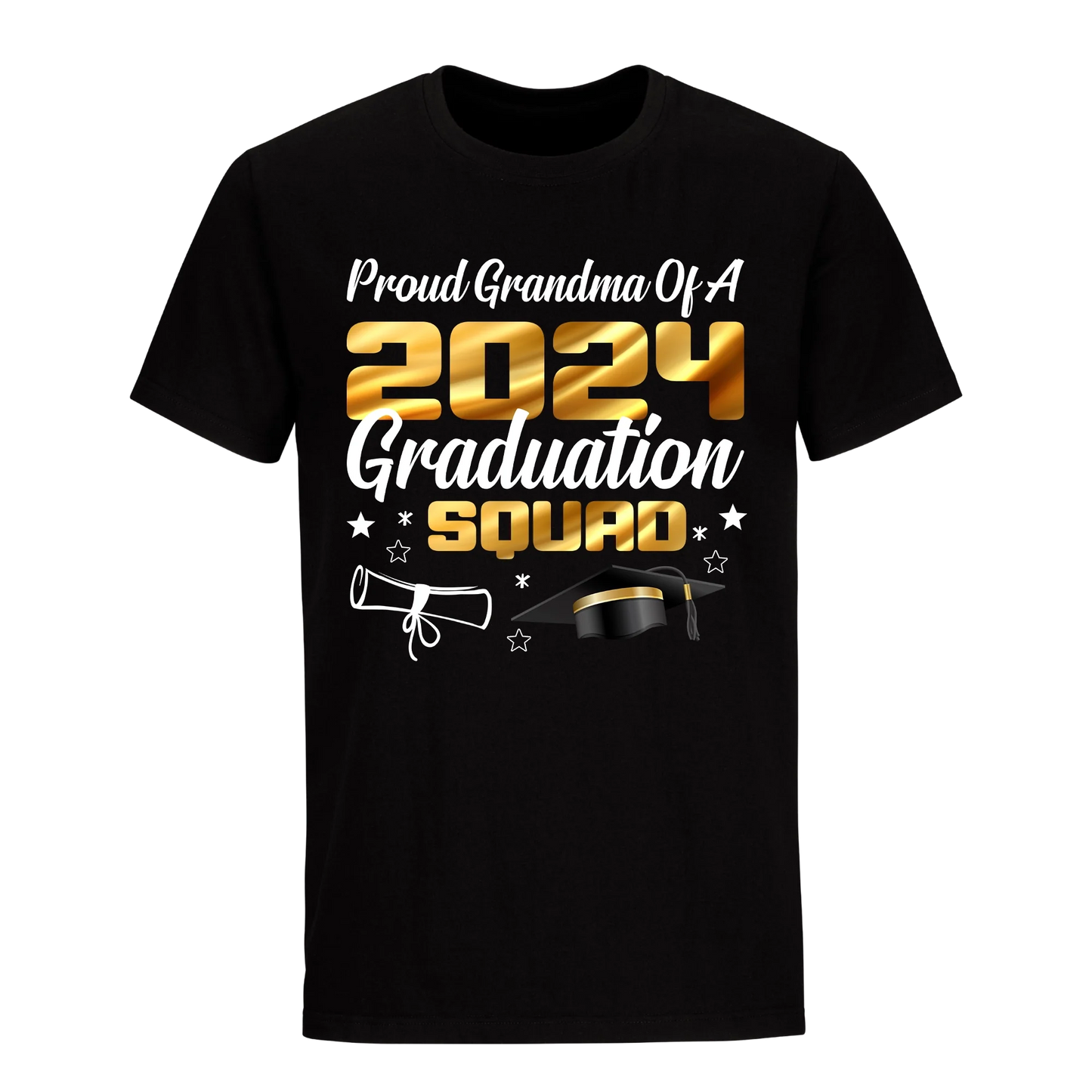 Proud Grandma Of A 2024 Graduate Unisex Shirt D11