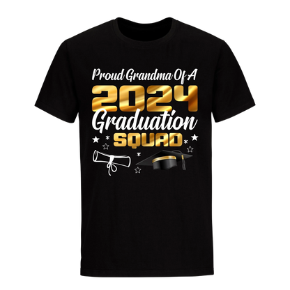 Proud Grandma Of A 2024 Graduate Unisex Shirt D11