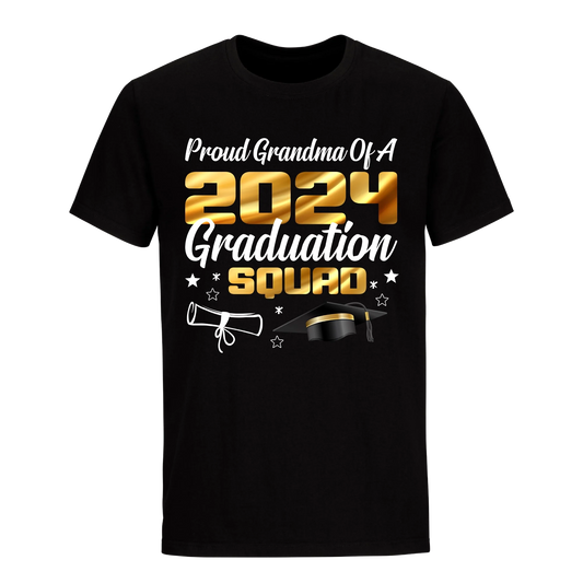 Proud Grandma Of A 2024 Graduate Unisex Shirt D11