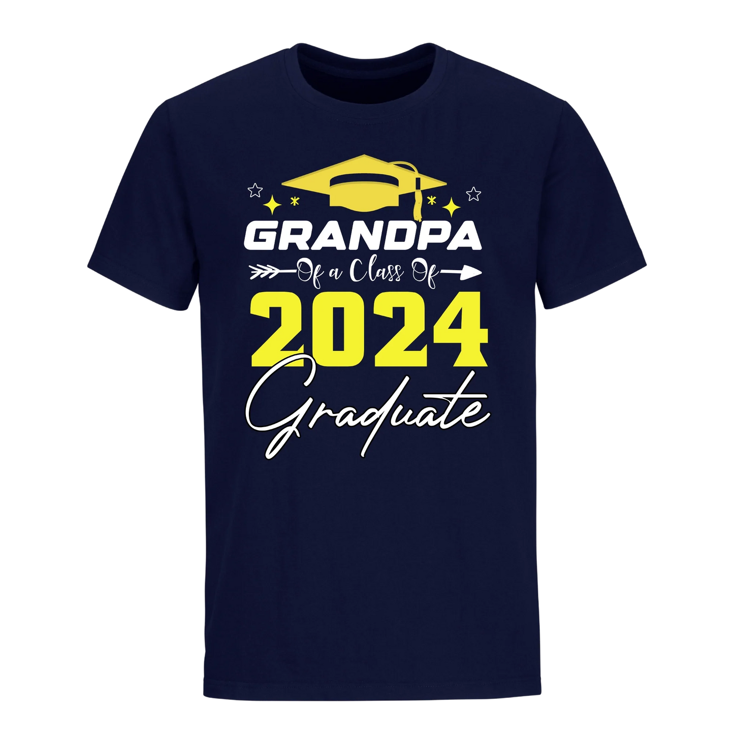 Proud Grandpa Of A 2024 Graduate Unisex Shirt D6