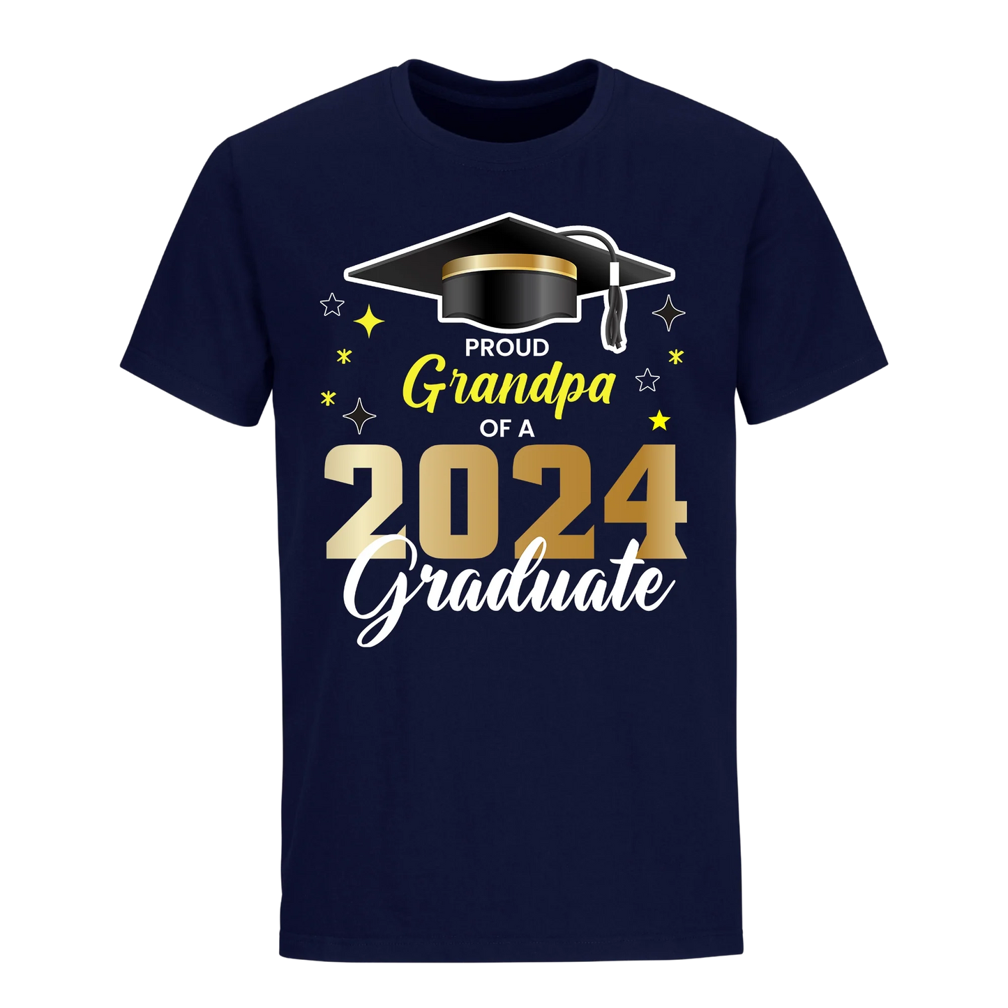 Proud Grandpa Of A 2024 Graduate Unisex Shirt D4