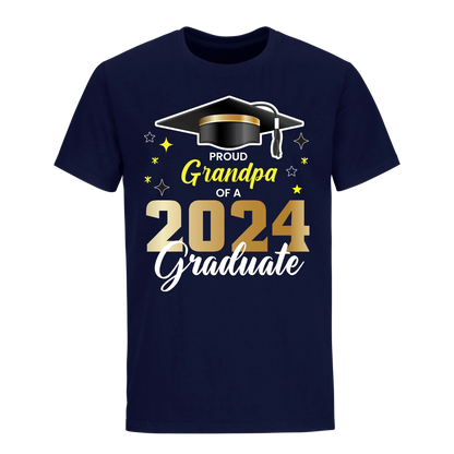 Proud Grandpa Of A 2024 Graduate Unisex Shirt D4