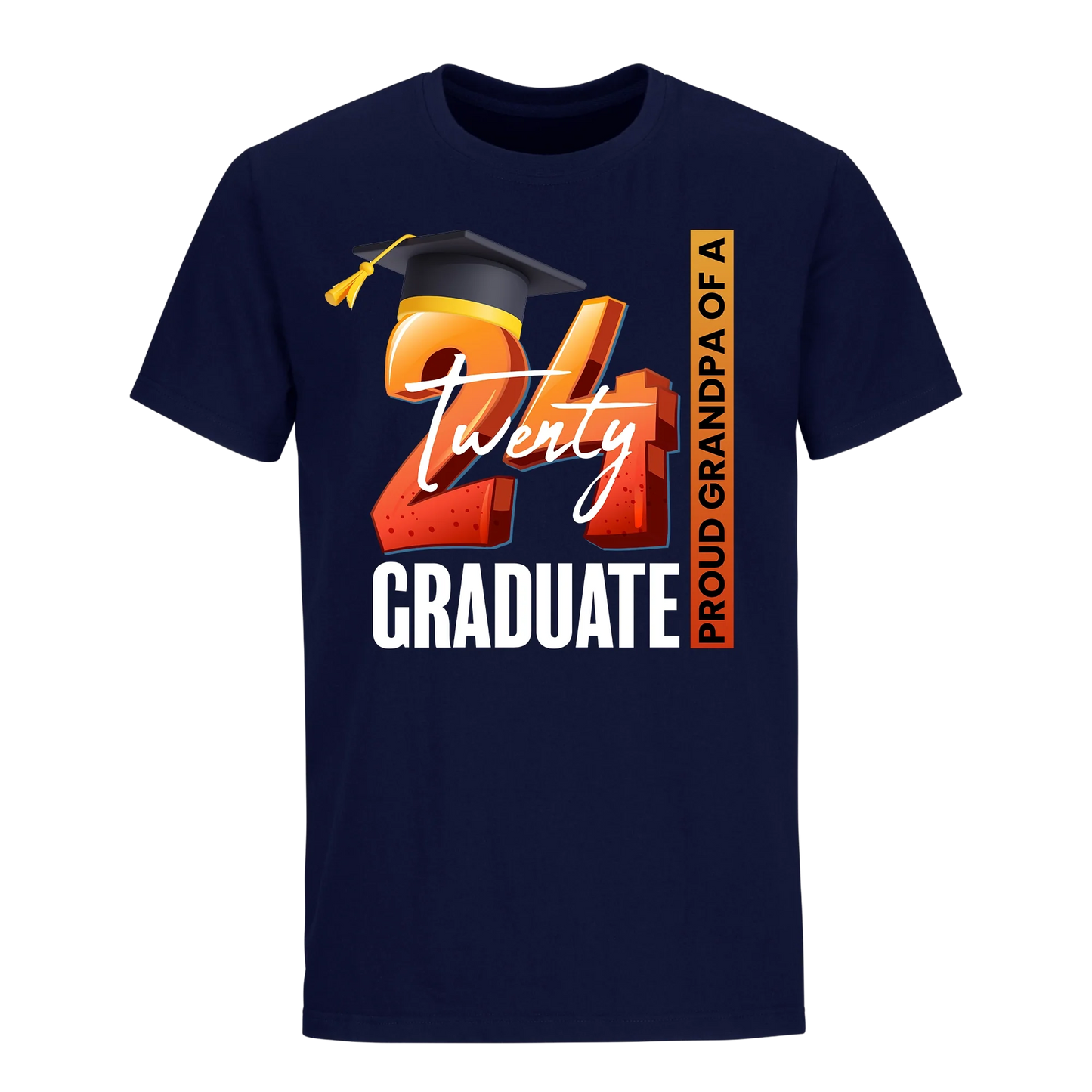 Proud Grandpa Of A 2024 Graduate Unisex Shirt D2