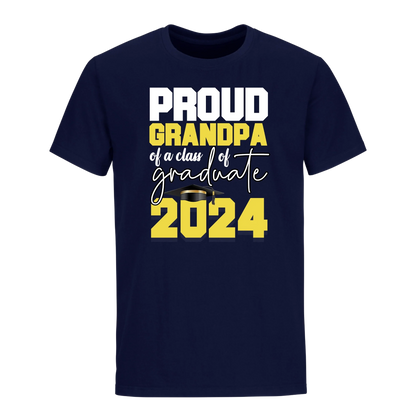 Proud Grandpa Of A 2024 Graduate Unisex Shirt D5