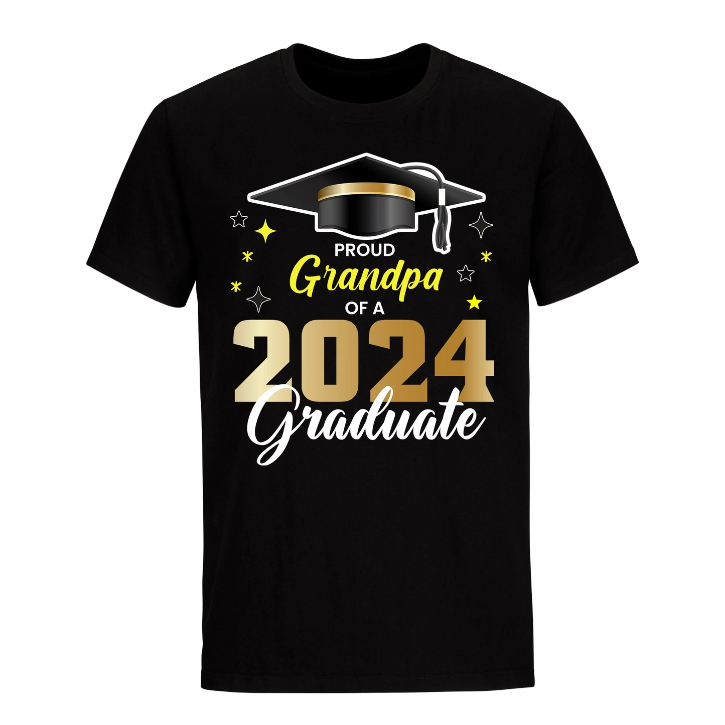 Proud Grandpa Of A 2024 Graduate Unisex Shirt D4